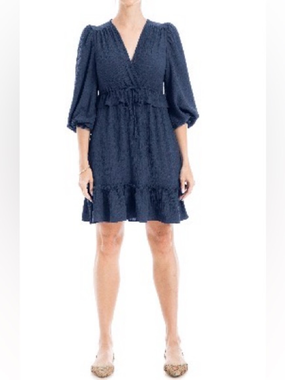 EUC Max Studio Navy Dress - Small